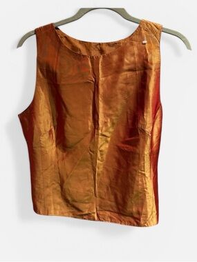 Country Road vintage copper shimmer top